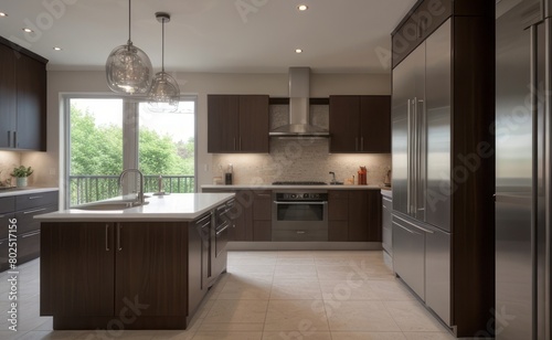 modern kitchen interior