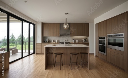 modern kitchen interior