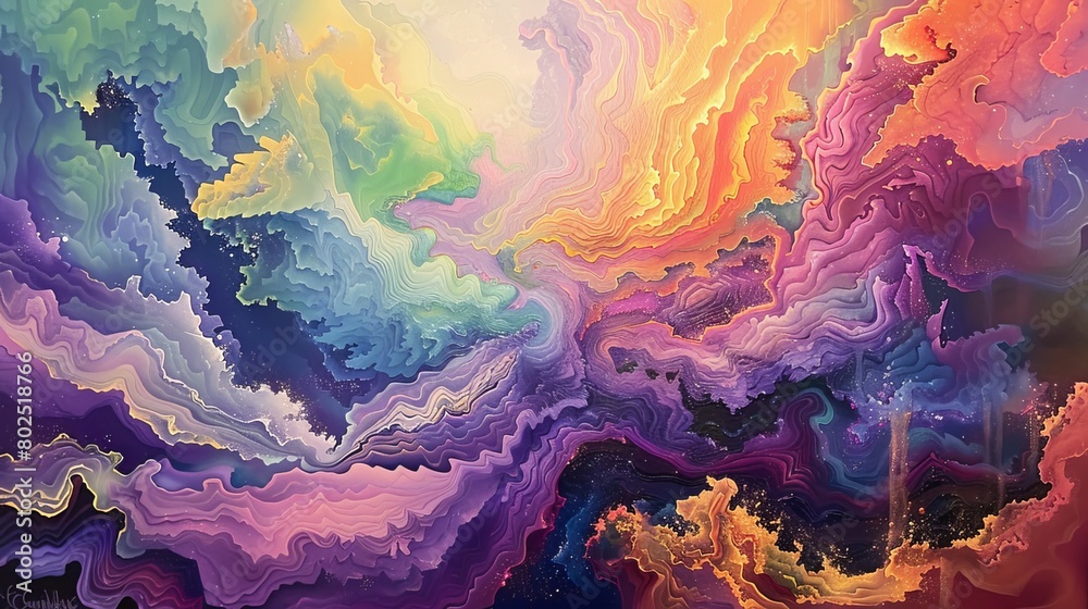 Artful Canvas: Painting Dreamscapes of Color and Form