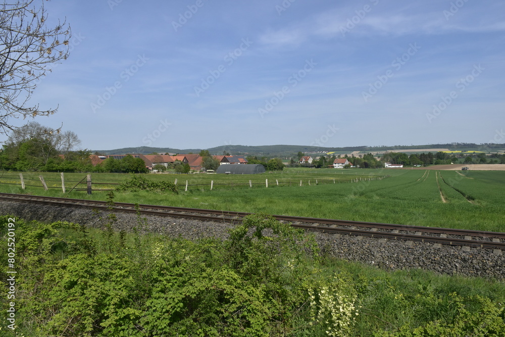 Dorf und Landschaft Nähe Seesen und Goslar