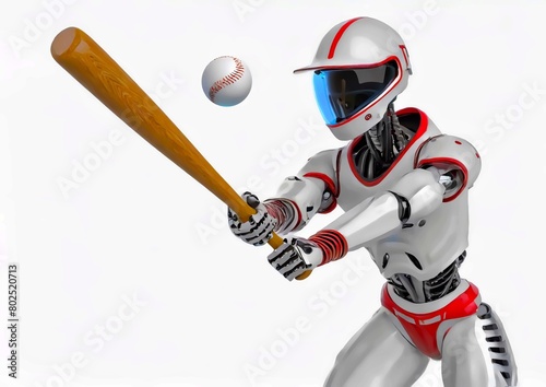 スポーツの概念で人工知能を搭載した野球選手	