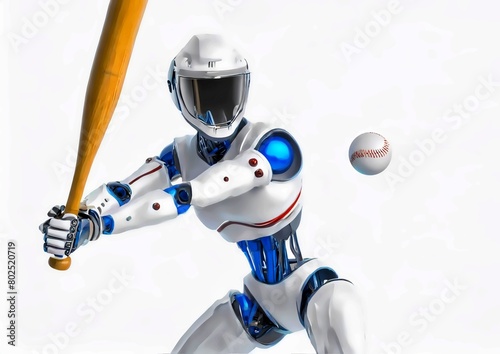 スポーツの概念で人工知能を搭載した野球選手	