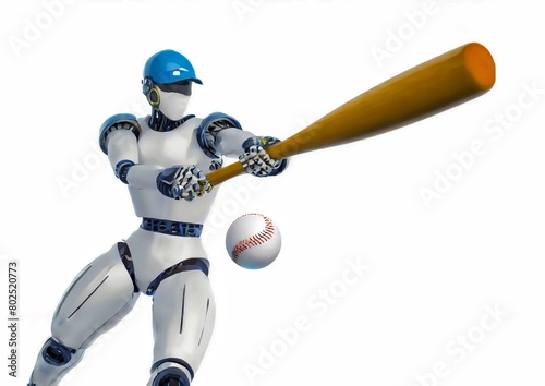 スポーツの概念で人工知能を搭載した野球選手	