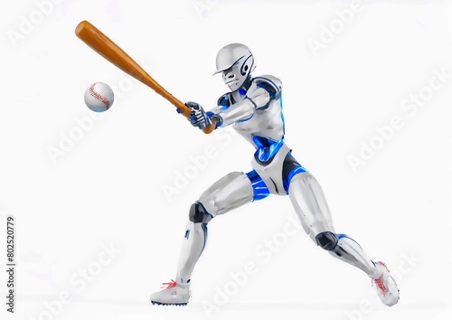 スポーツの概念で人工知能を搭載した野球選手	