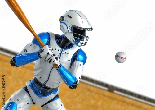 スポーツの概念で人工知能を搭載した野球選手	