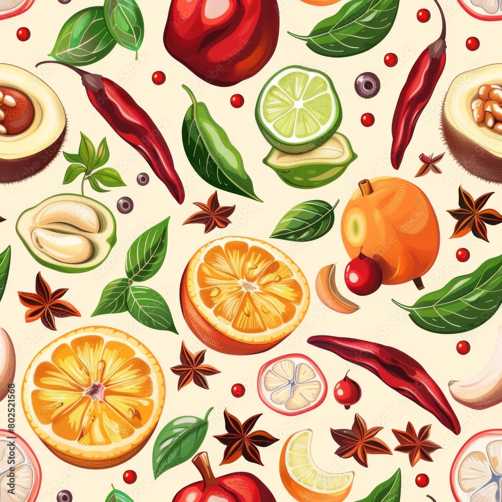 Simple Seamless Thailand Themed Pattern
Simple Seamless Thailand Themed Pattern