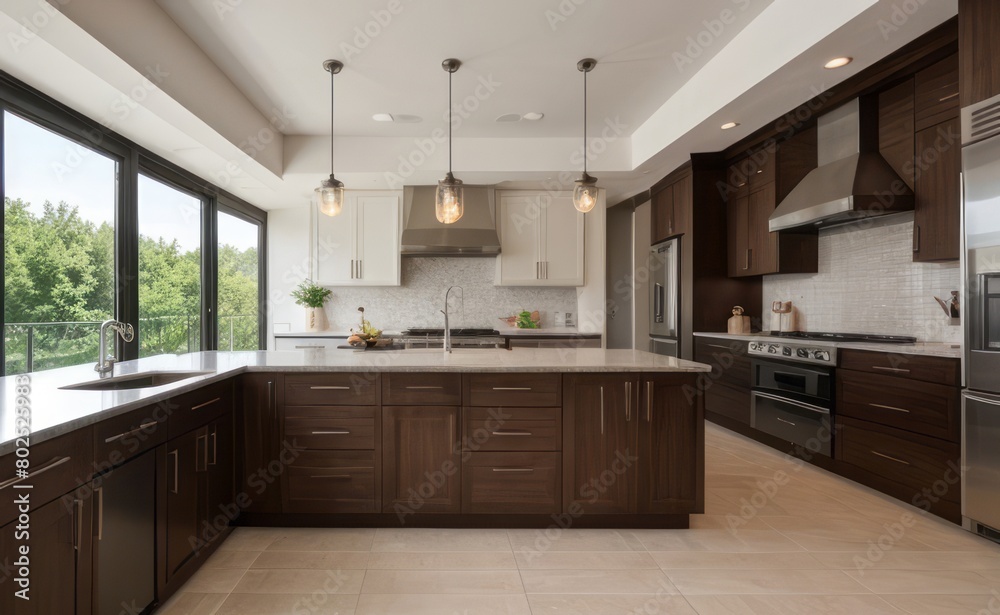 Fototapeta premium modern kitchen interior