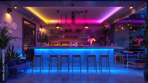 Vibrant Colorful Gastropub An Invitation to a Cozy and Culinary Experience
