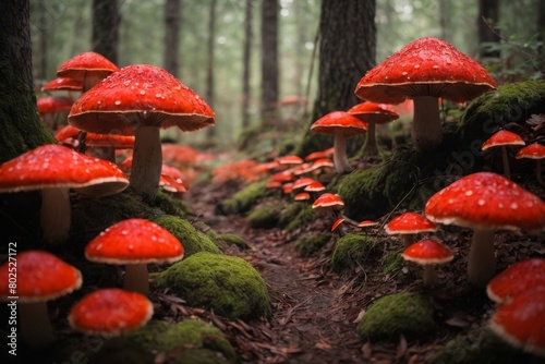 red fly agaric photo