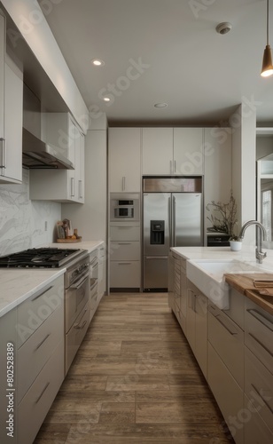 modern kitchen interior