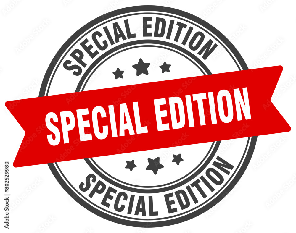 special edition stamp. special edition label on transparent background. round sign special edition stamp. special edition label on transparent background. round sign