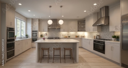 modern kitchen interior