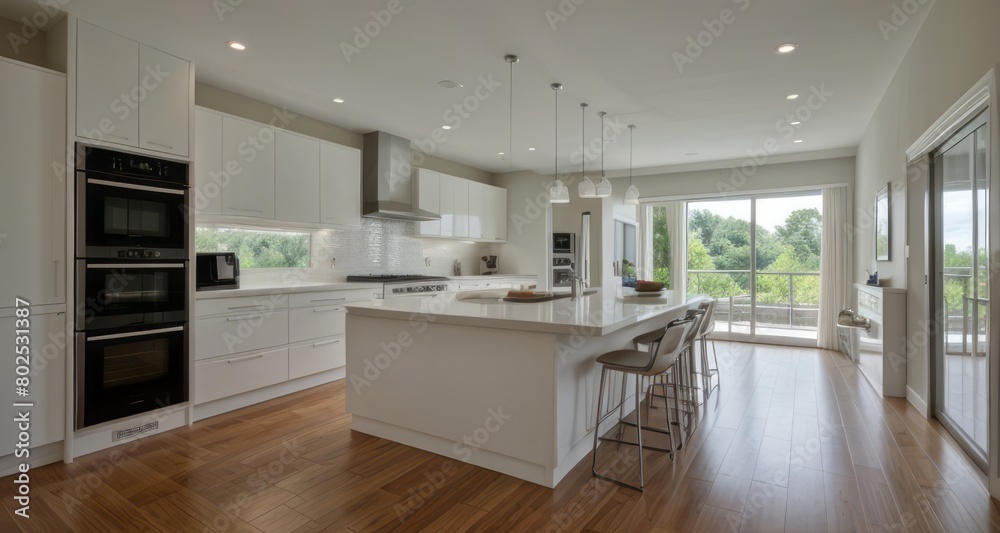 modern kitchen interior