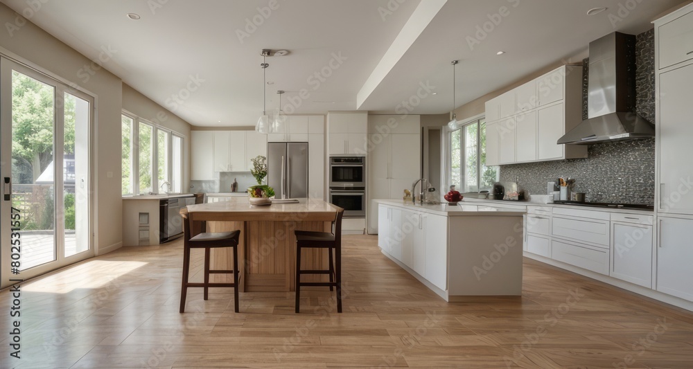 Fototapeta premium modern kitchen interior