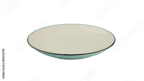 Empty plate isolated on white background. 