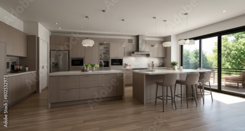 modern kitchen interior