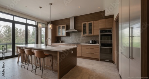 modern kitchen interior