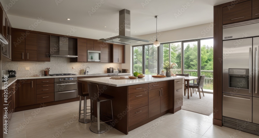 modern kitchen interior