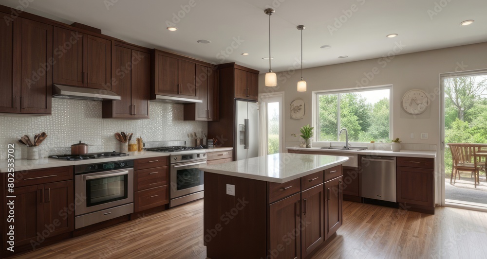 modern kitchen interior