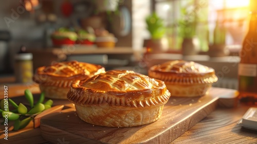 Vibrant Australian Meat Pie Bakery A D of a Tempting Culinary Experience