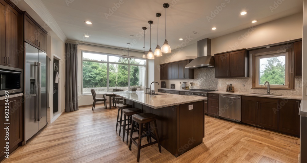 modern kitchen interior