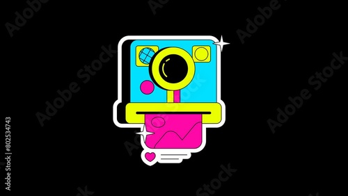 Video instagram animated with Alpha Channel (transparent) (ID: 802534743)
