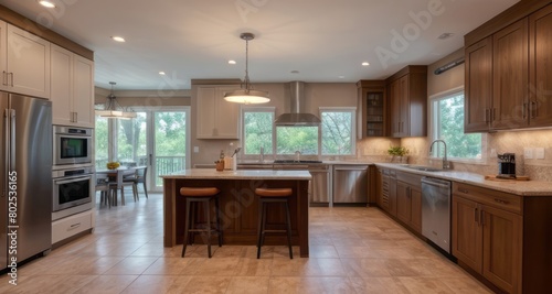 modern kitchen interior