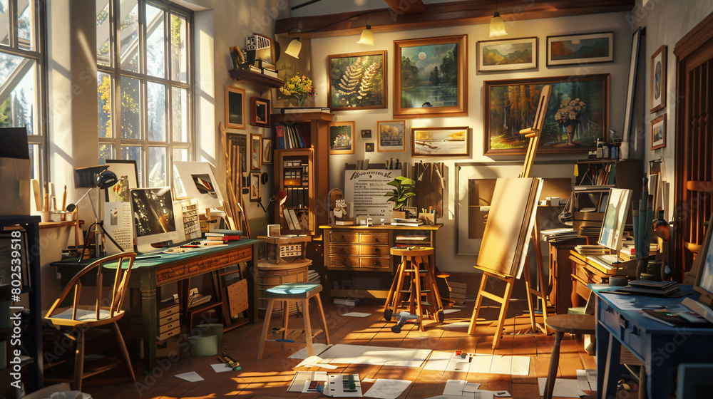 Artisan's Haven: High-End Art Supply Store