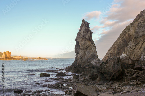 there are peculiar rocks in the beach of Silence © Josefotograf