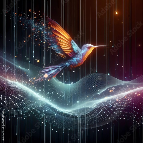 Hintergrund, Wallpaper: Kolibri