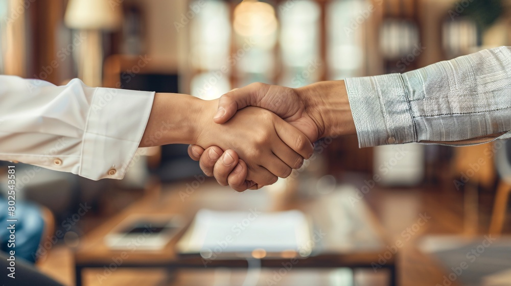 Obraz premium handshaking two partners ,agreement concept