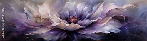 Soft purple floral abstract background