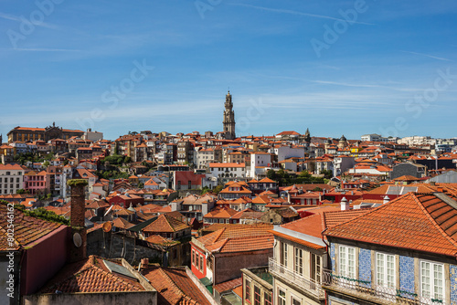 Panoramic view of the town of Porto 
