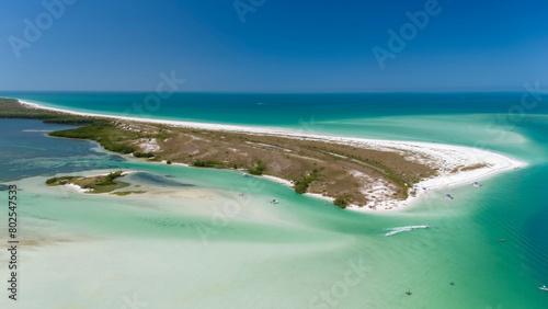 White Beach Island a Drone View