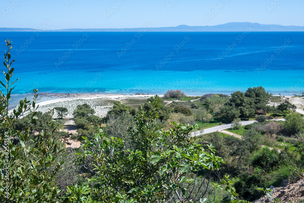 Kassandra coastline near town of Afitos, Chalkidiki, Greece Kassandra coastline near town of Afitos, Chalkidiki, Greece