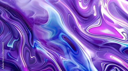 Abstract neon liquid wavy background. Liquid art  marbling texture