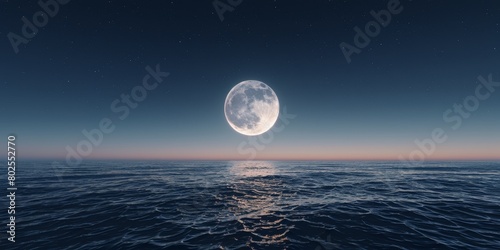 full moon OCEAN Generative AI