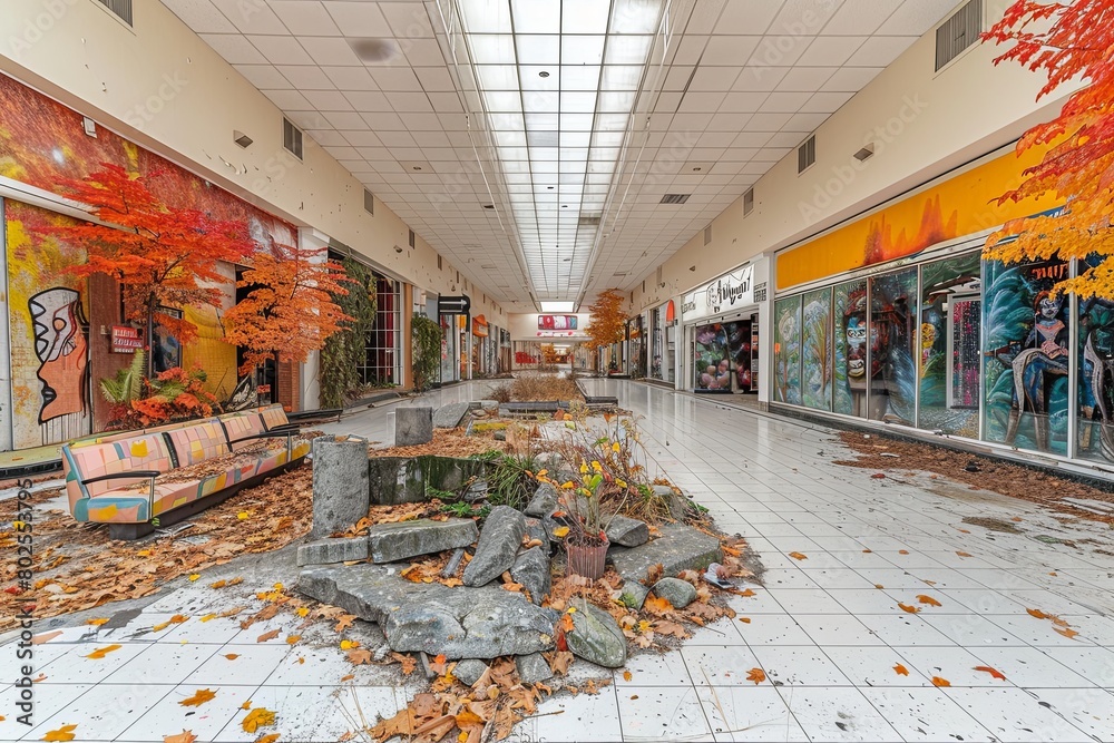 Reclaimed Urban Oasis: Abandoned Shopping Mall Turned Artist Haven