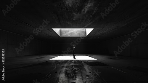 Black concrete architecture photo