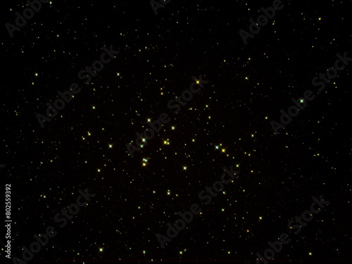 An open star cluster in outer space