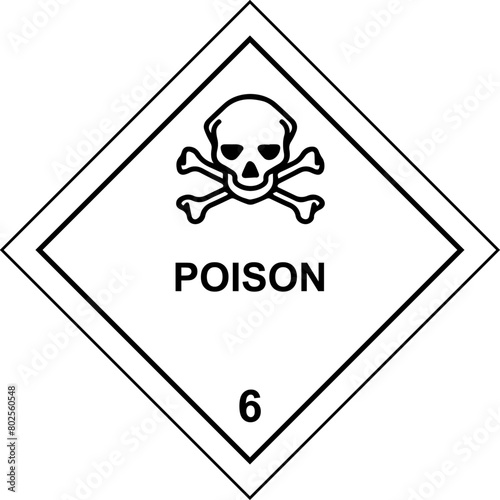 vm6.1, veneno, 6, pictograma, vector, imagen, indicar, anuncio, aviso, señalética, icono, símbolo, ilustración, seguridad, toxico, peligro, epp, explosivo, signo, convencional, normatividad, concepto,
