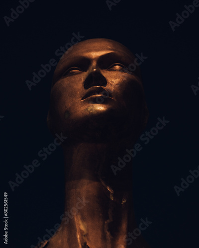 estatua del rincon de la victoria en malaga photo