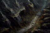 DnD Battlemap Trolls, Mountain, Den, Rugged, Cave, SEO.