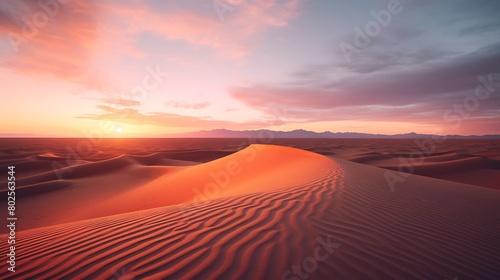 sunrise in the desert © younas