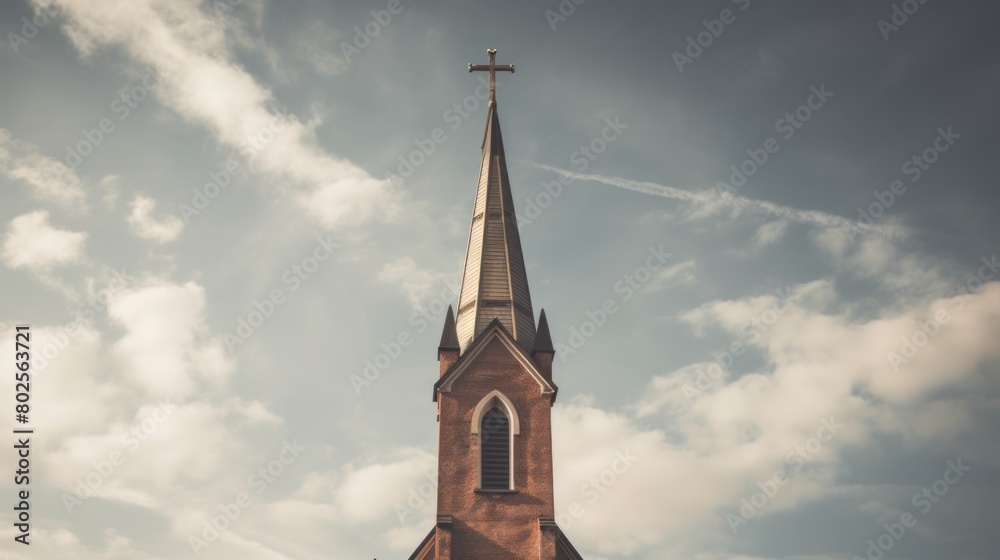 church steeple and clouds church steeple and clouds