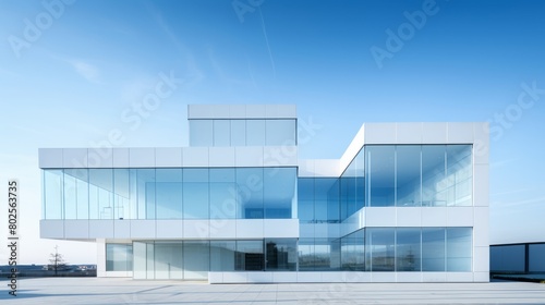 modern office building with sky © Hussam