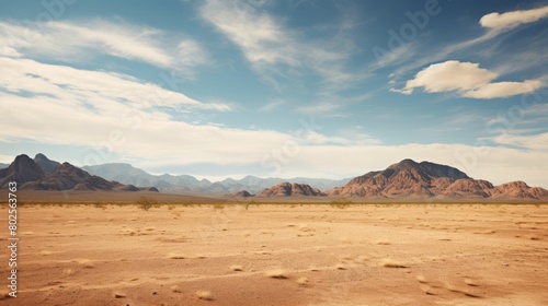 landscape in the desert