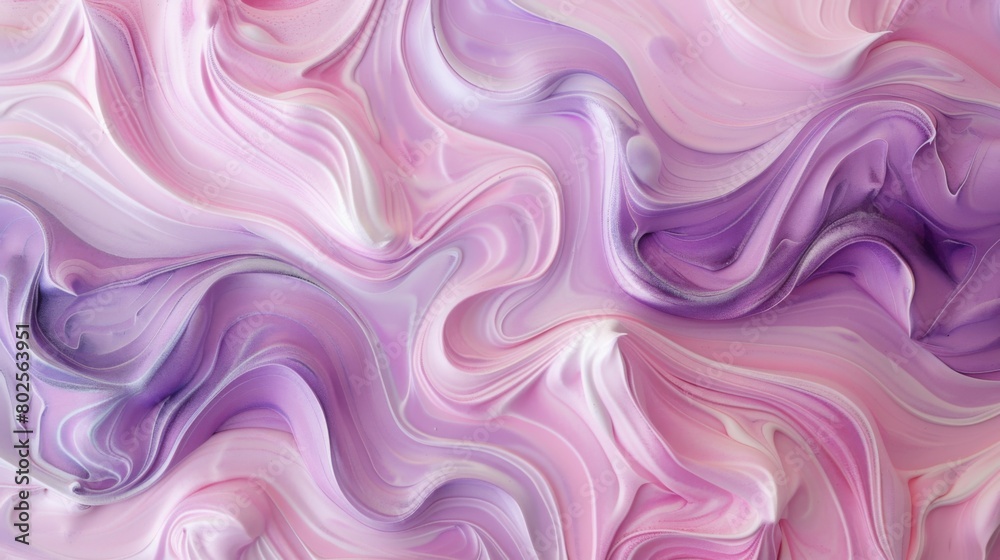Soft pastel swirls of pink and lavender create a dreamy texture. Soft pastel swirls of pink and lavender create a dreamy texture.