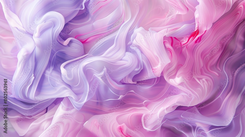Soft pastel swirls of pink and lavender create a dreamy texture. Soft pastel swirls of pink and lavender create a dreamy texture.