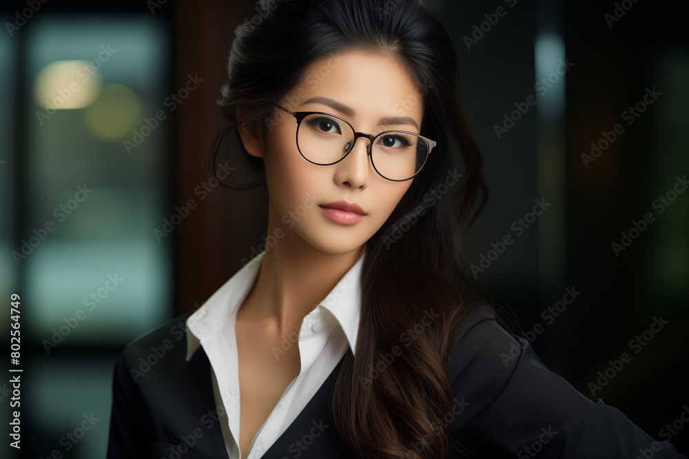 portrait of a business asian woman portrait of a business asian woman